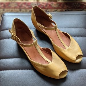 Mustard Yellow Gentle Souls Sweet Lily Wedges